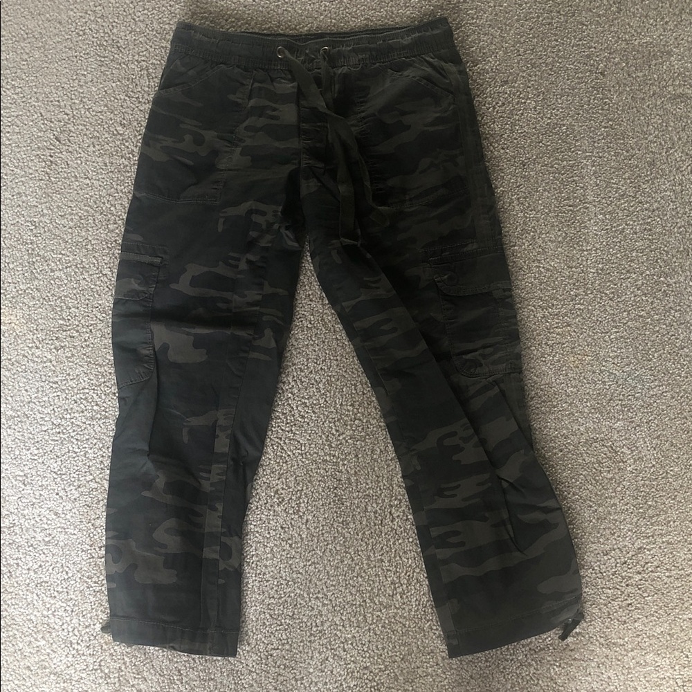 Sanctuary Women's Dark Camouflage Cargo Pants